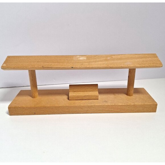 Brio Other - Vintage BRIO Wood Train Station Platform with Bench 8.5" x 3"